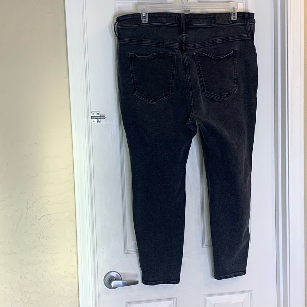 Madewell 10” High Rise Skinny Black Jeans Size 20W - Picture 4 of 10